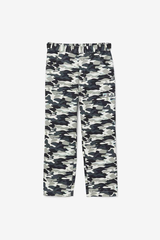 Fila Pants Mens Black - Brigade Camos - Philippines 4678521-LF